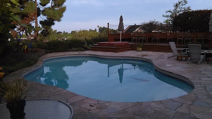 pool cleaning service project in Arlington