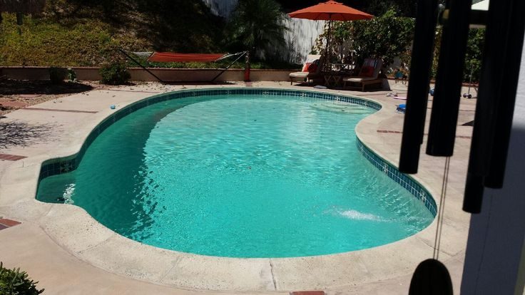 pool cleaning service project in Arlington